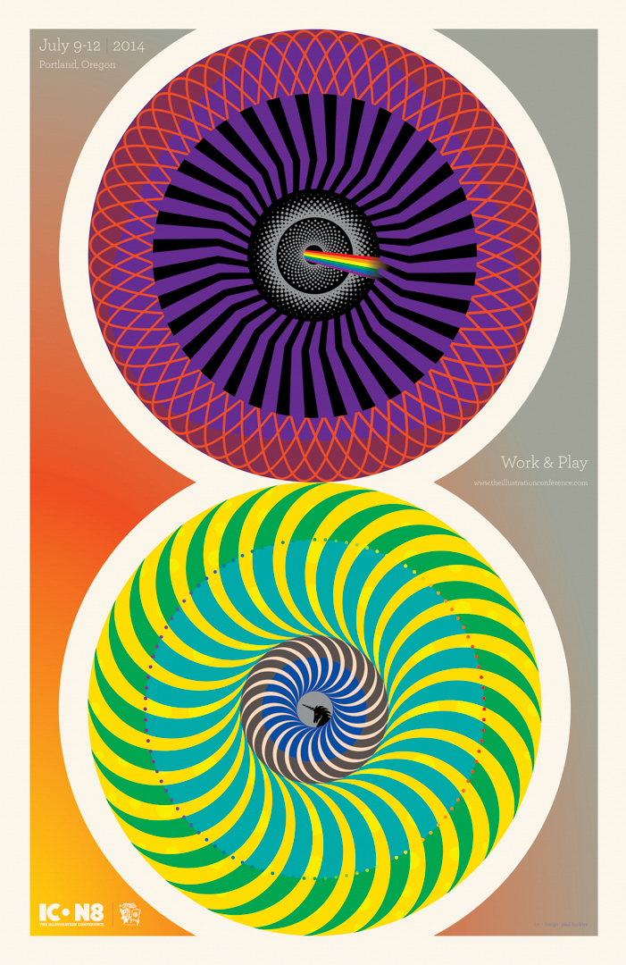 The Illustration Conference, Portland (American Illustration) Art Direction by Ellen Weinstein