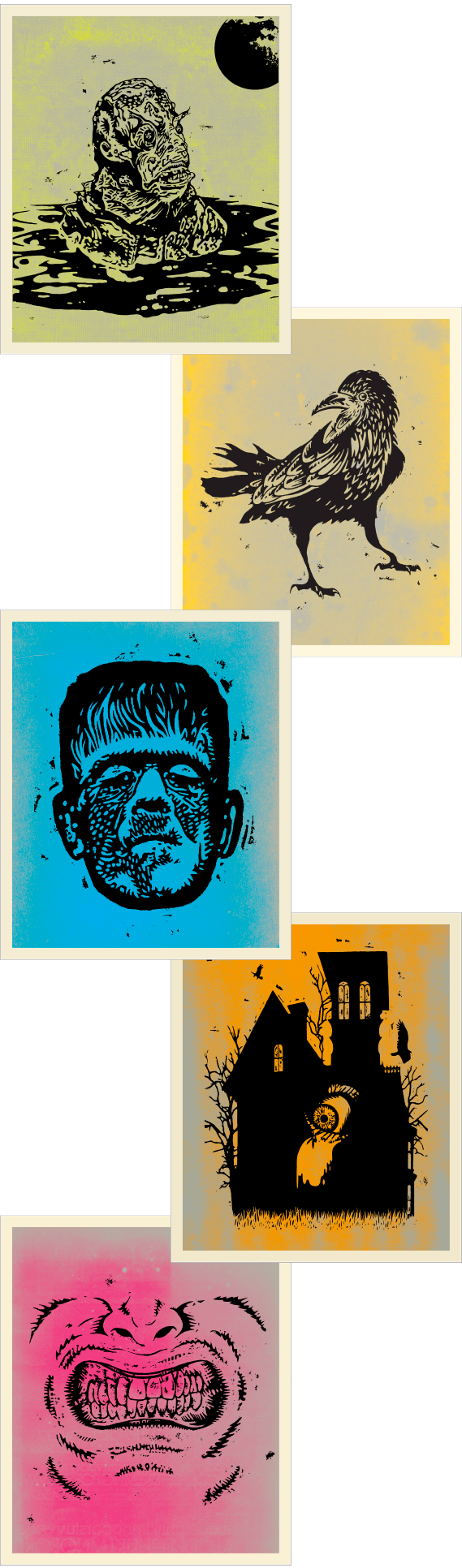 Penguin Horror posters